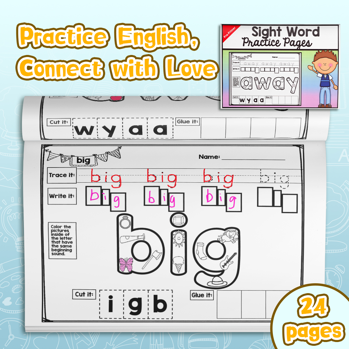 Kid Educational - Alphabet Tracing Book for Kids –