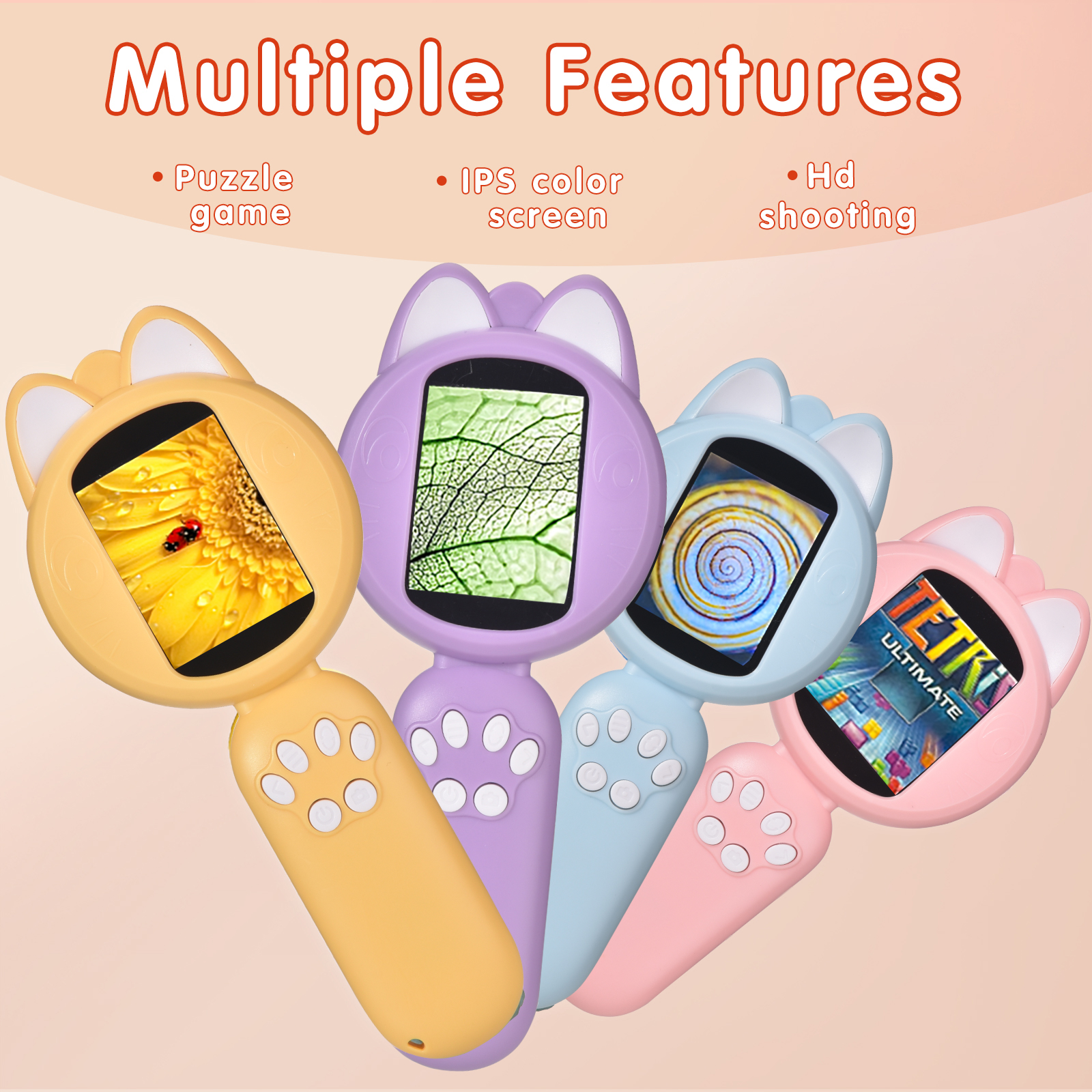 Education Kids Definition - Kids Microscope with 2inch IPS Screen