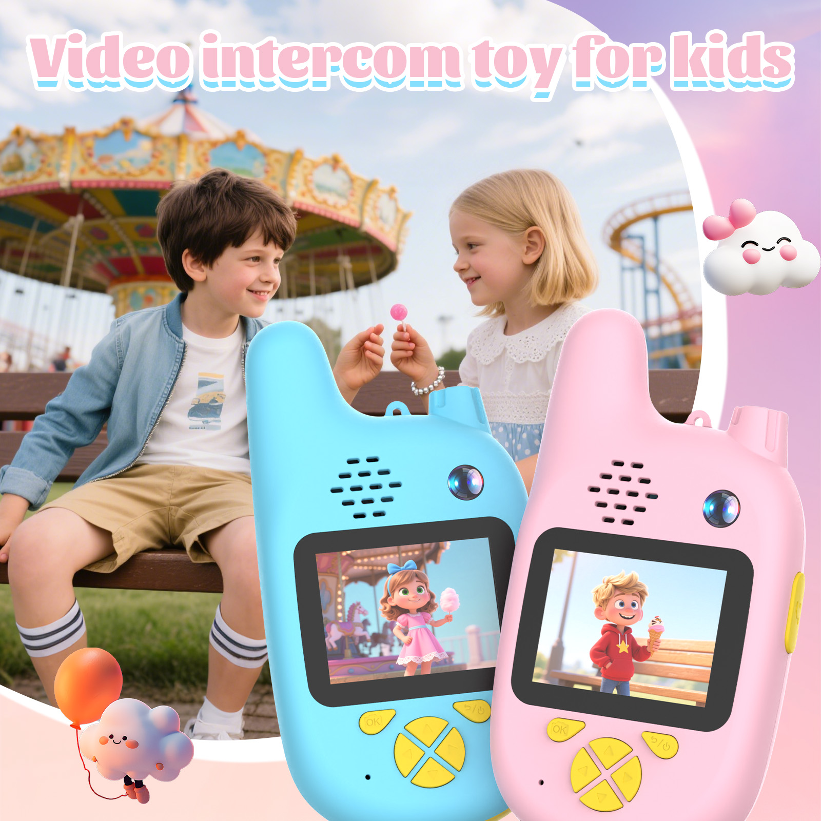 Education Kids Definition - Children's Video Walkie Talkies 2 Pack