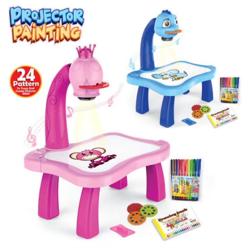 Drawing Projector Kids - Children Painting Board Desk Led Projector