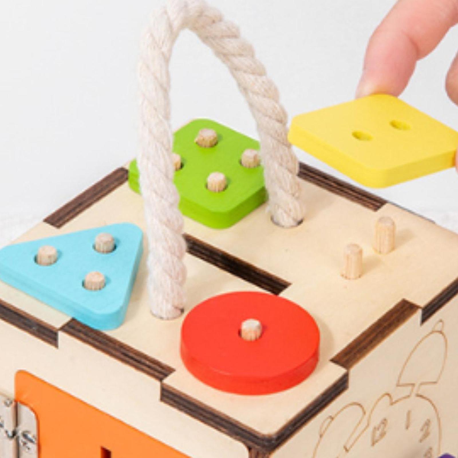 Kids Education Activities - Activity Cube Learning Toy Educational Portable