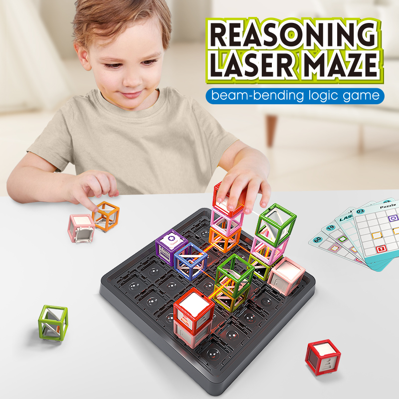 Kids Education Level - Laser Maze Stacking Educational 60 Levels