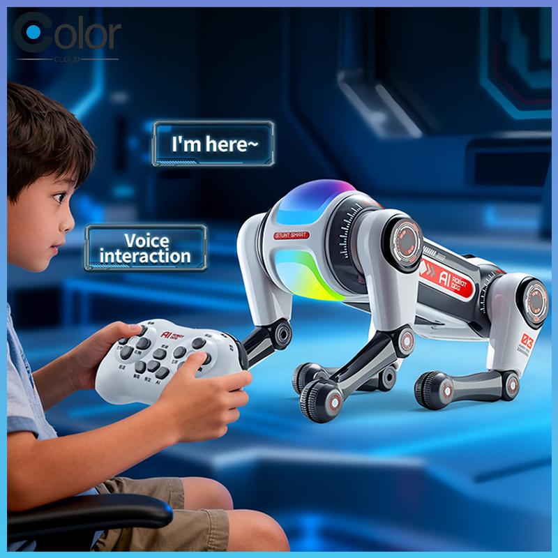 Kid Educational - Stunt Remote Control Robot Dog Ai