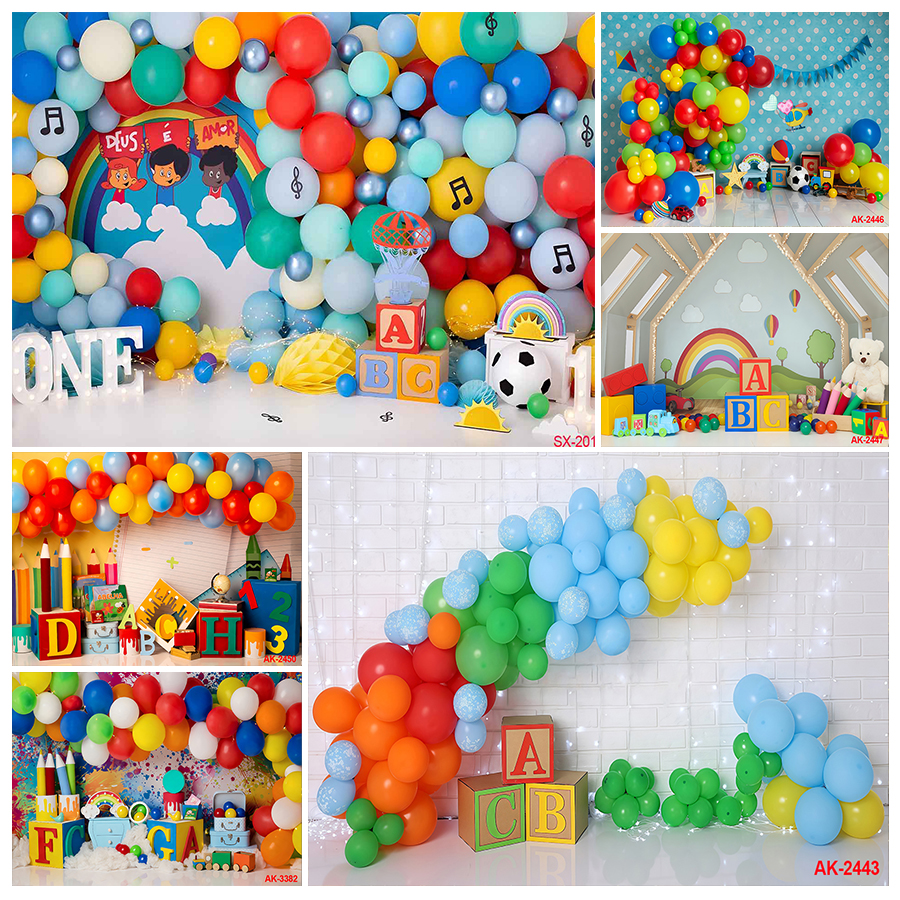 Kids Education Background - ABC Back To School Photography Backdrop