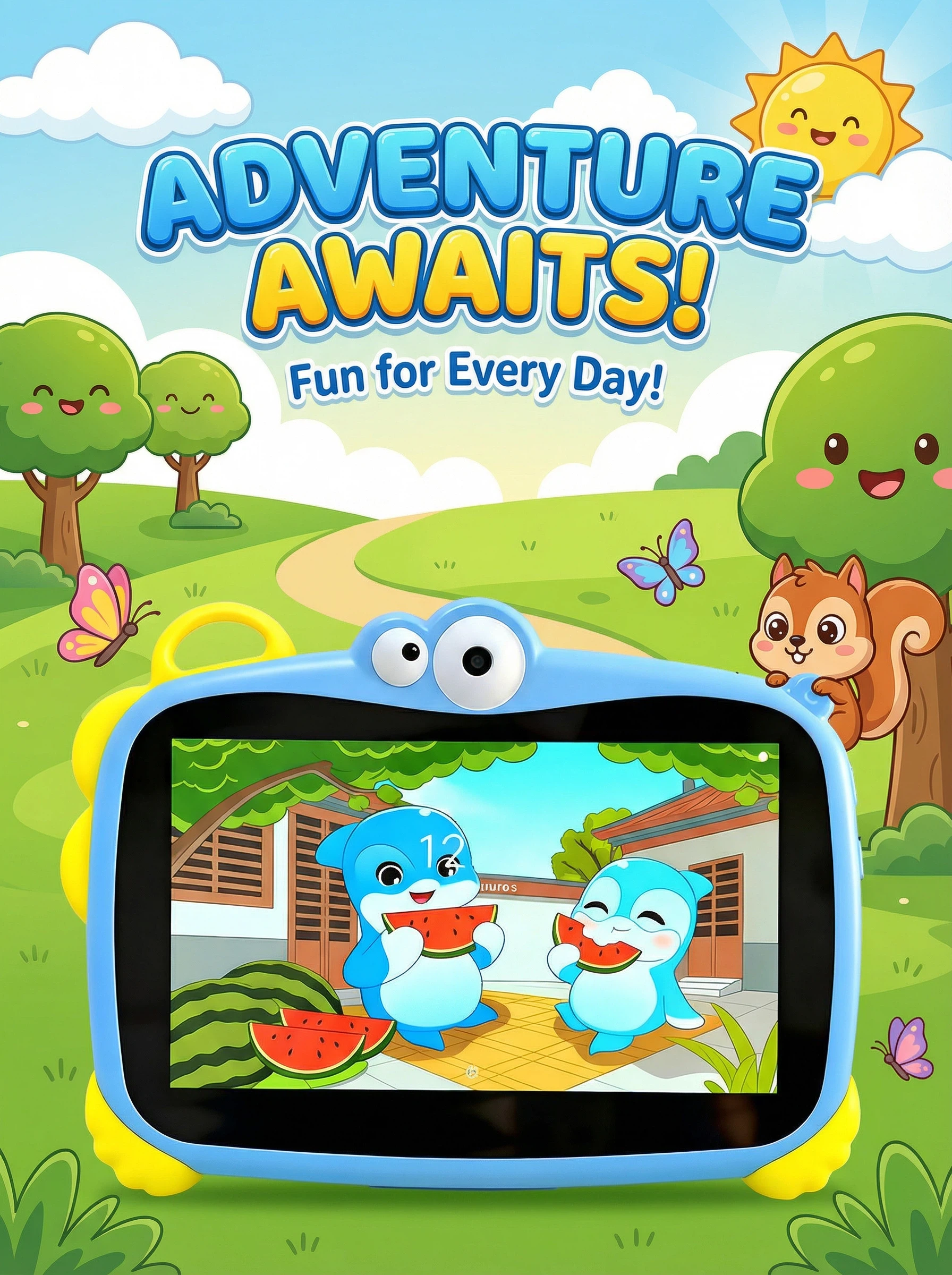 Kids 7 Inch Tablet Quad Core 4 - Kids Education Software For Pc ulasan dan harga