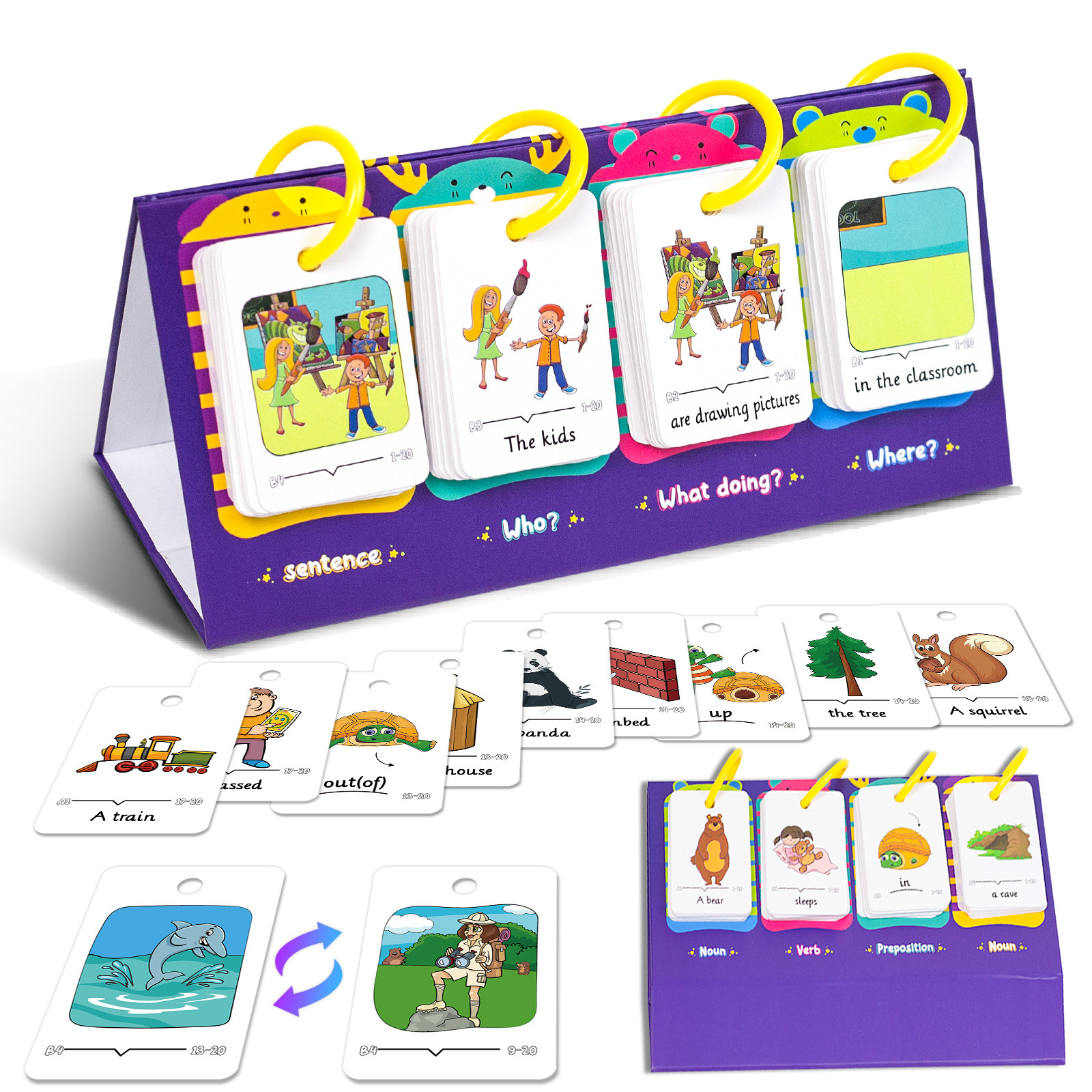 80Pcs Table Model Visual Word  - Kids Education App ulasan dan harga