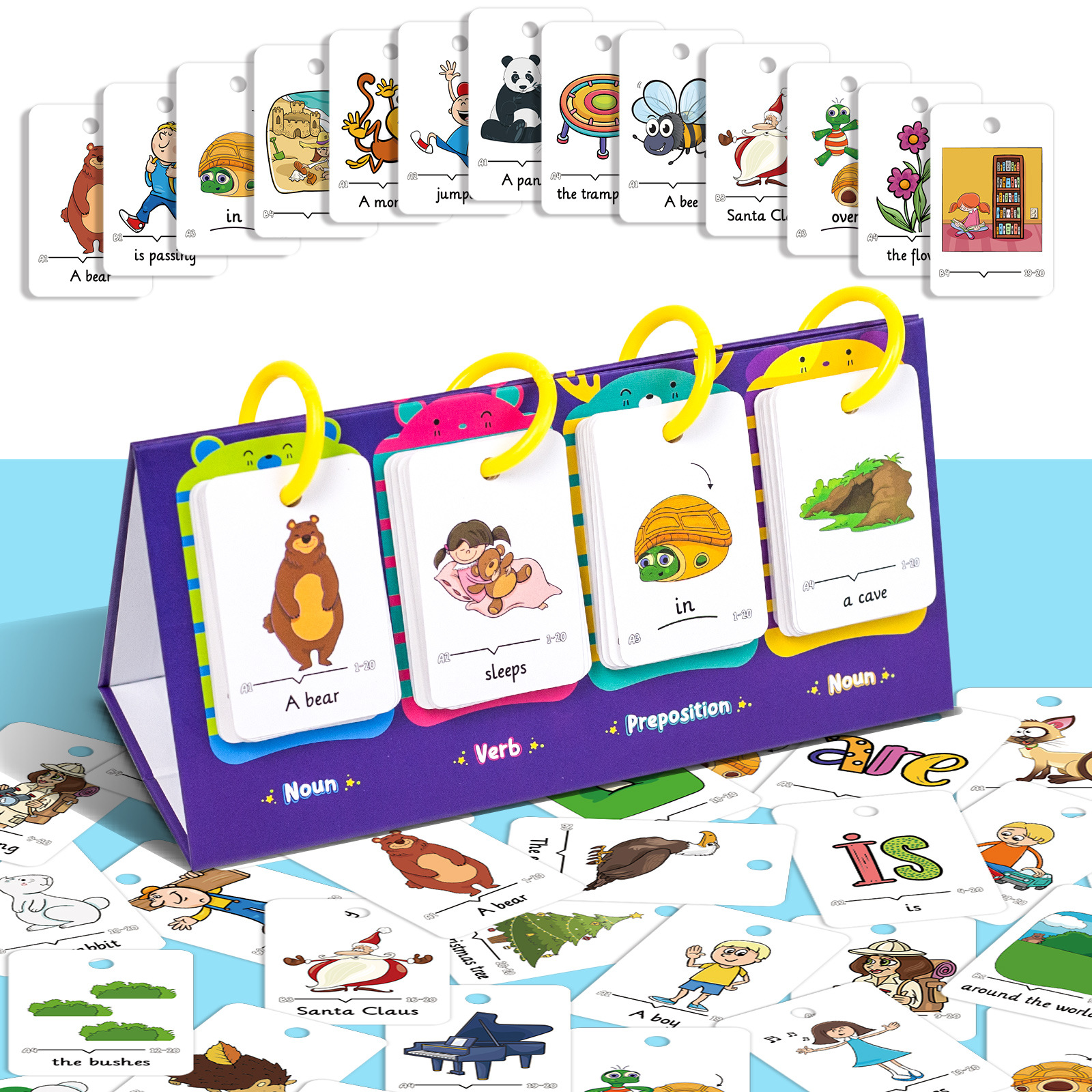 80Pcs Table Model Visual Word  - Kids Education App ulasan dan harga