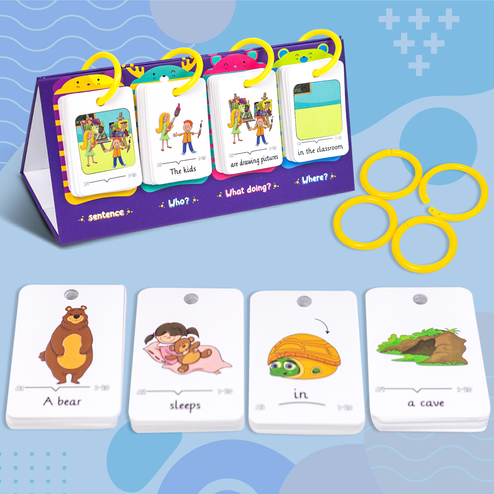 80Pcs Table Model Visual Word  - Kids Education App ulasan dan harga
