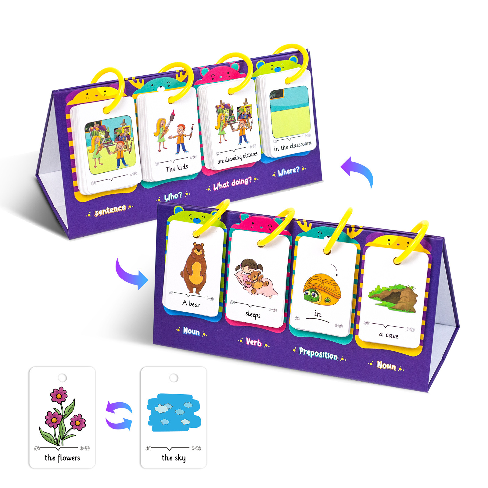 80Pcs Table Model Visual Word  - Kids Education App ulasan dan harga