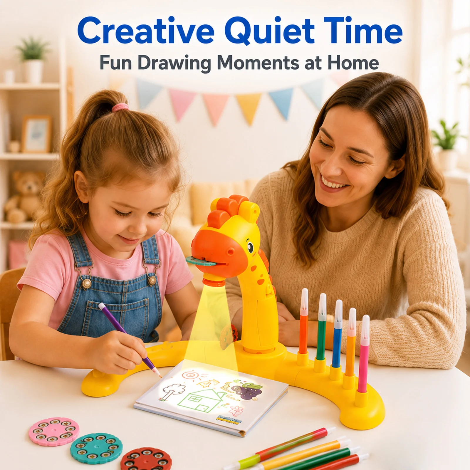 Kids Painting Board Toys Child - Drawing Projector Kids ulasan dan harga