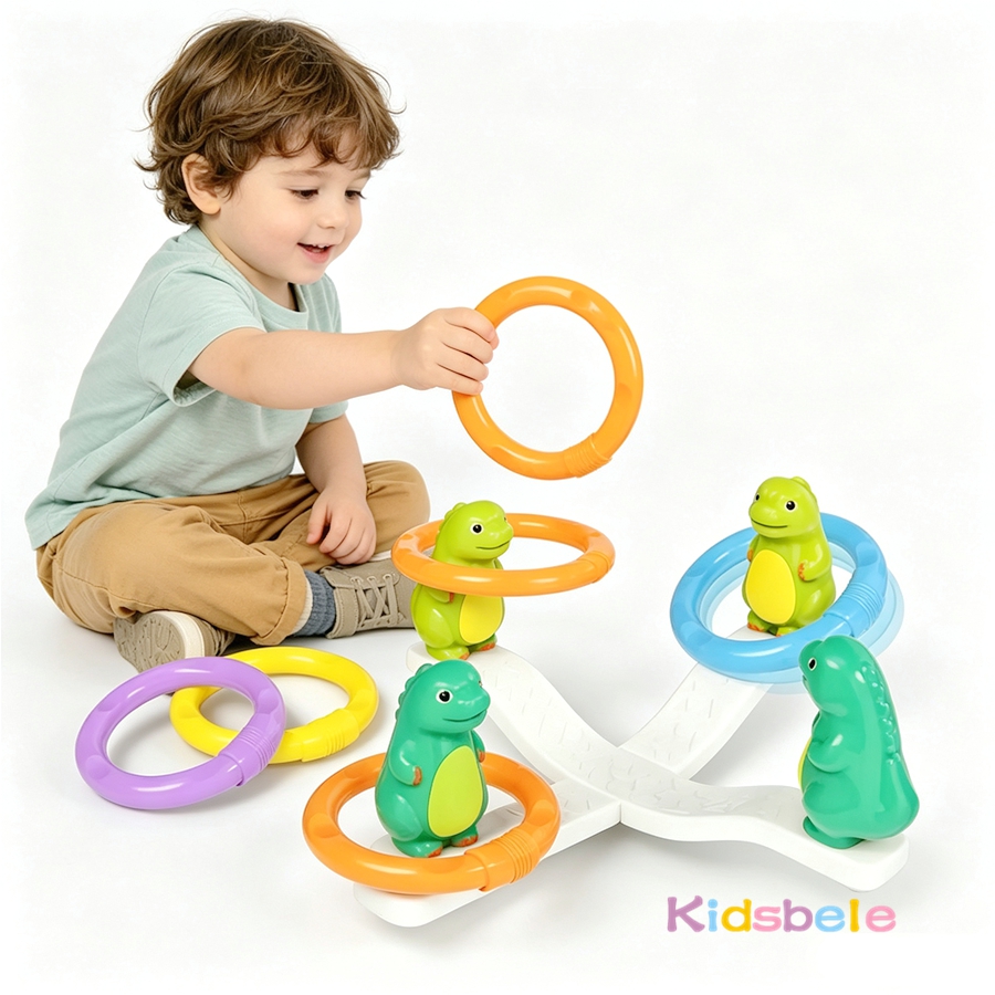 Kids Dinosaur Ring Toss Wobbly - Kids Educational Game 3 ulasan dan harga