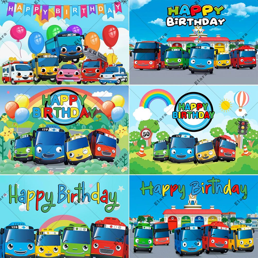 Cartoon Anime The Little Bus K - Kids Education Background ulasan dan harga