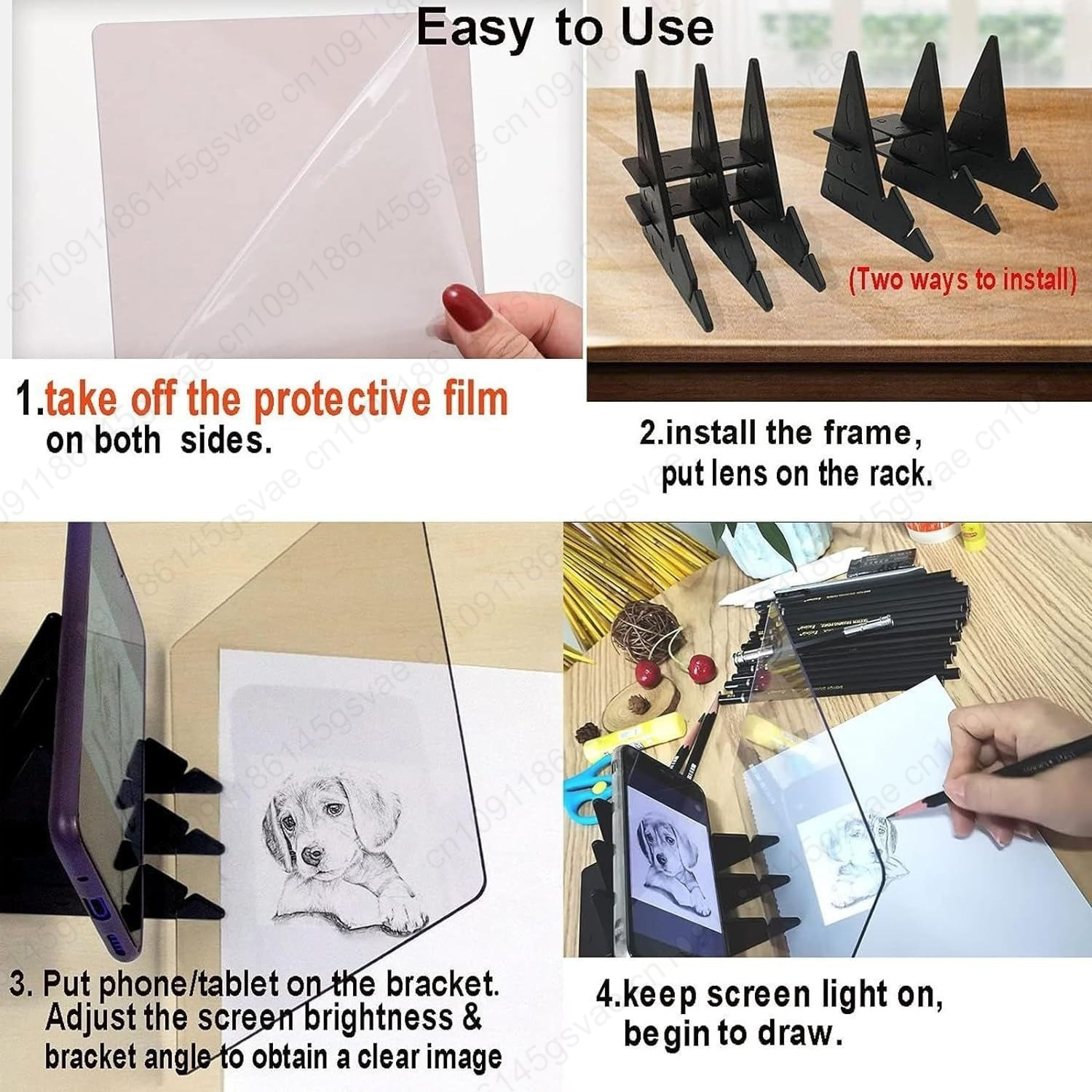Kids Projection Drawing Copy B - Drawing Projector Kids ulasan dan harga