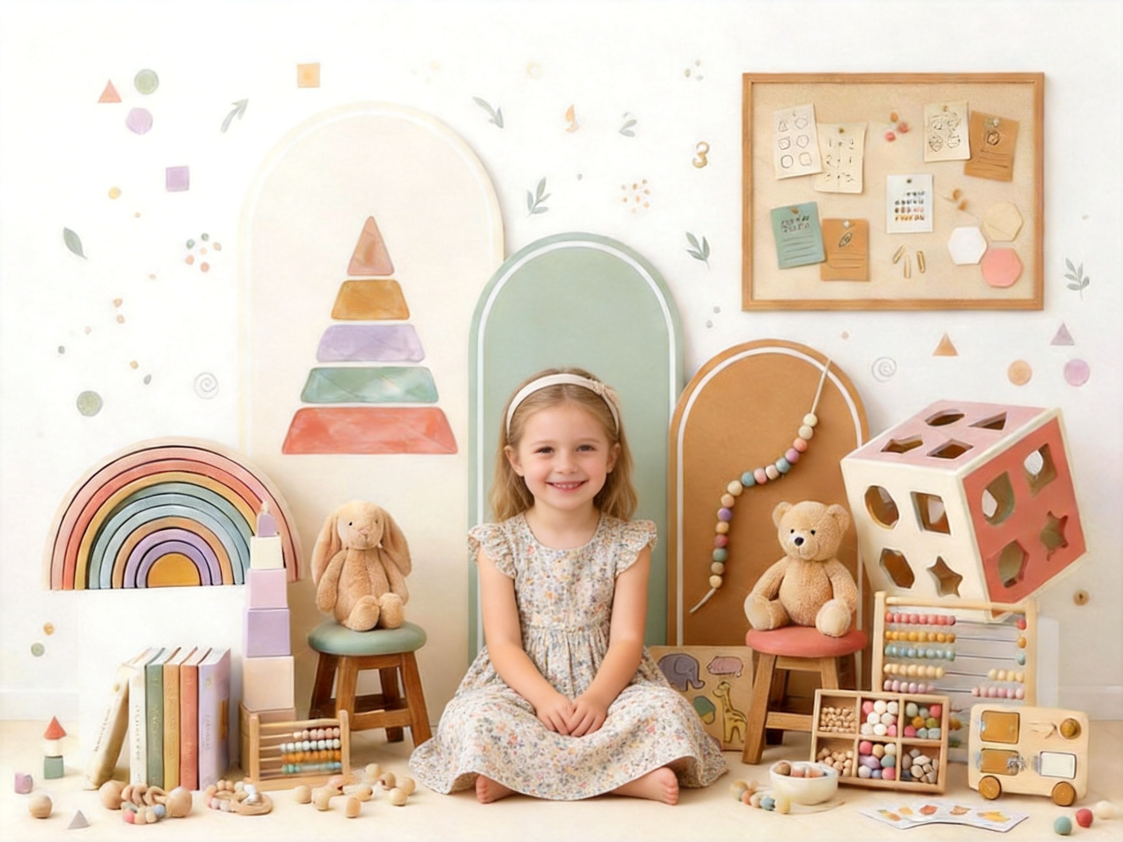 Cute Boho Classroom School Edu - Kids Education Background ulasan dan harga
