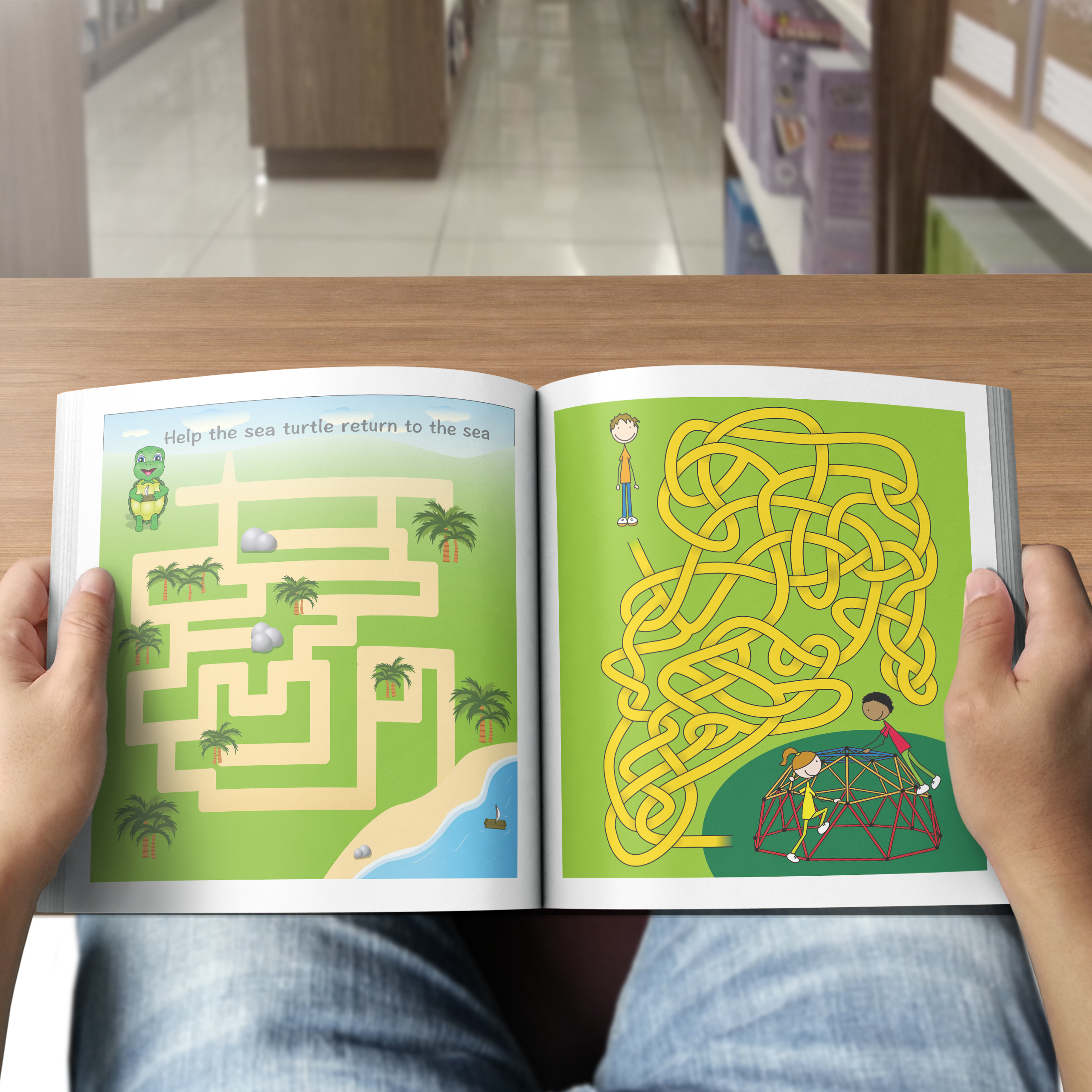 Interactive Maze Puzzle Book f - Kid Educational ulasan dan harga