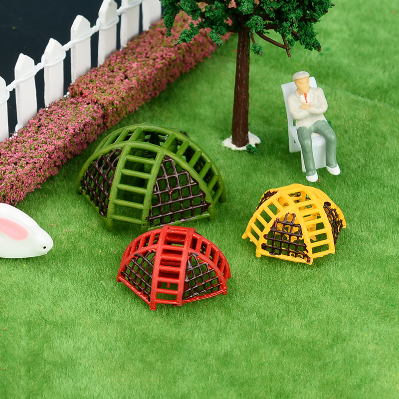 Mini Conical Tent Scene Model  - Kids Education Background ulasan dan harga