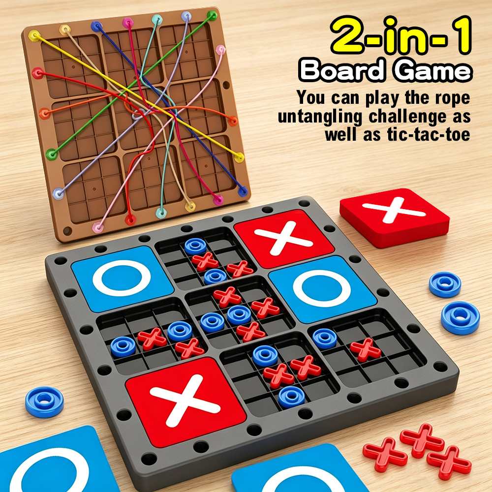 Children 2-in-1 Rope Untanglin - Kids Educational Game 2 ulasan dan harga