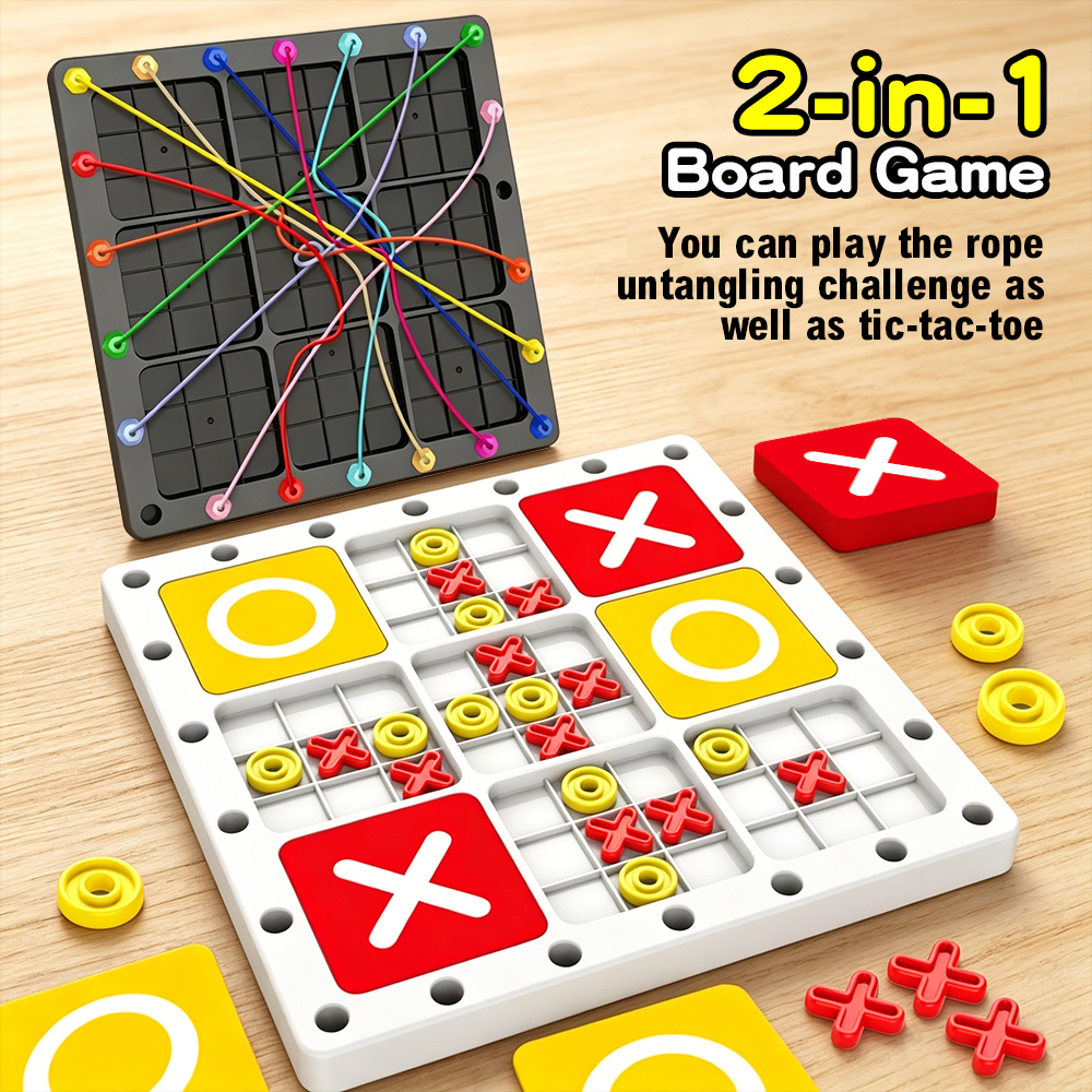 Children 2-in-1 Rope Untanglin - Kids Educational Game 2 ulasan dan harga
