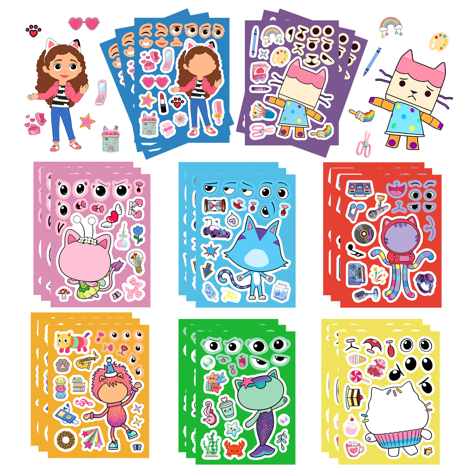 8/16Sheets Gabby's Dollhouse M - Kids Education App ulasan dan harga