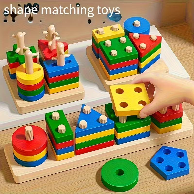 Montessori Wooden Games Baby T - Kids Educational Game 3 ulasan dan harga