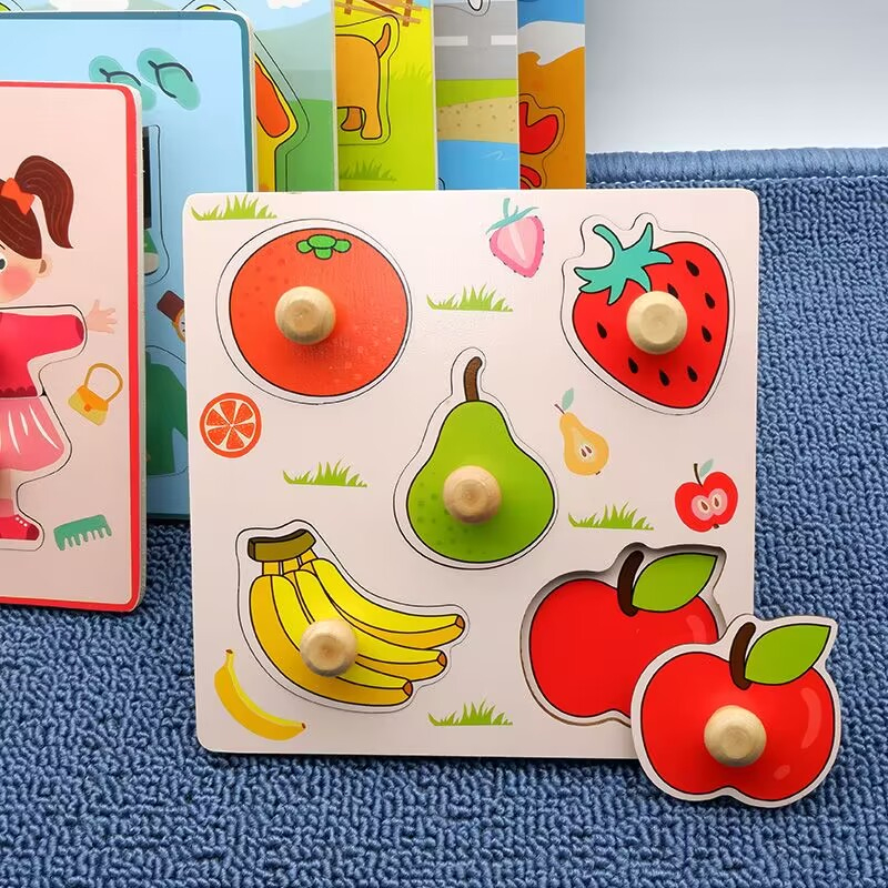Kids Montessori 3D Wooden Puzz - Kids Educational Game 2 ulasan dan harga