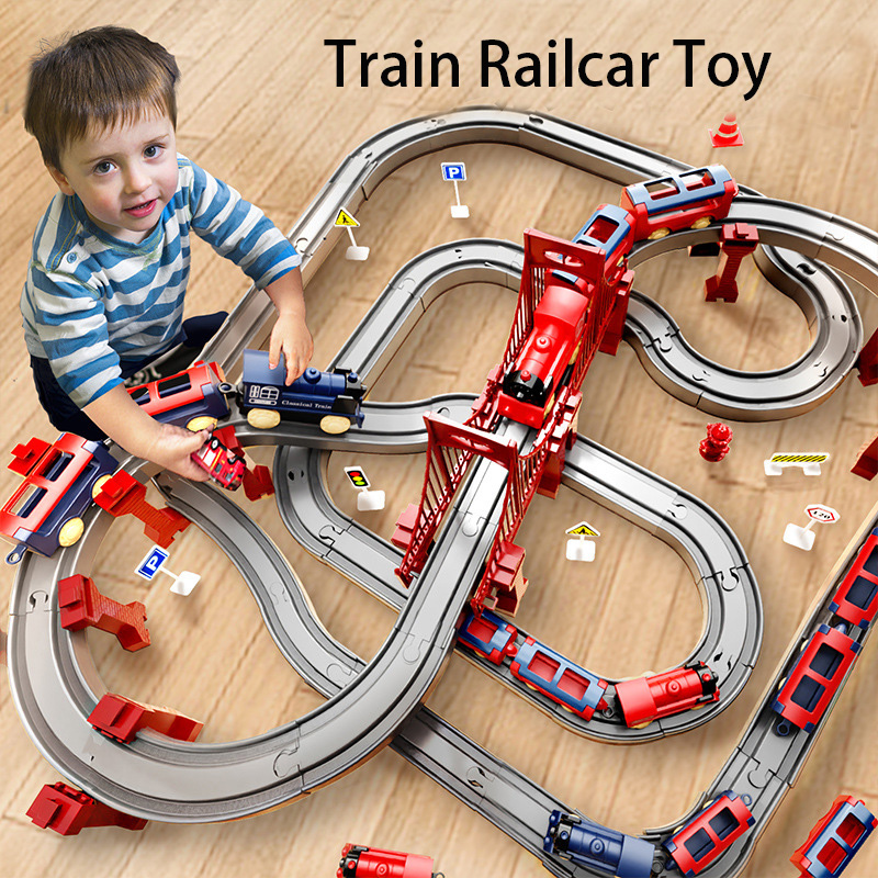 44Pcs/set Electric Train Track - Kids Education App ulasan dan harga