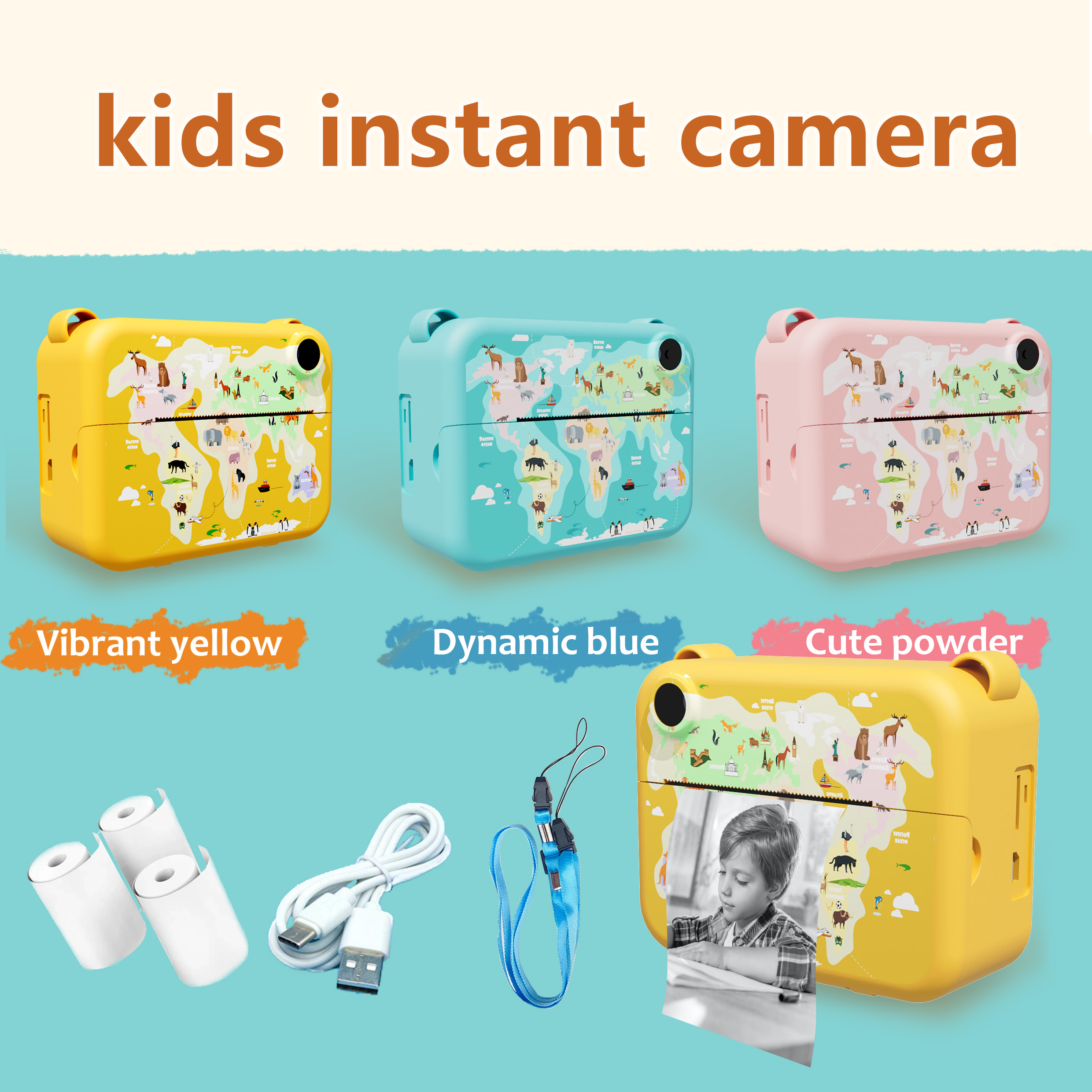 kids instant print camera 1080 - Education Kids Definition ulasan dan harga