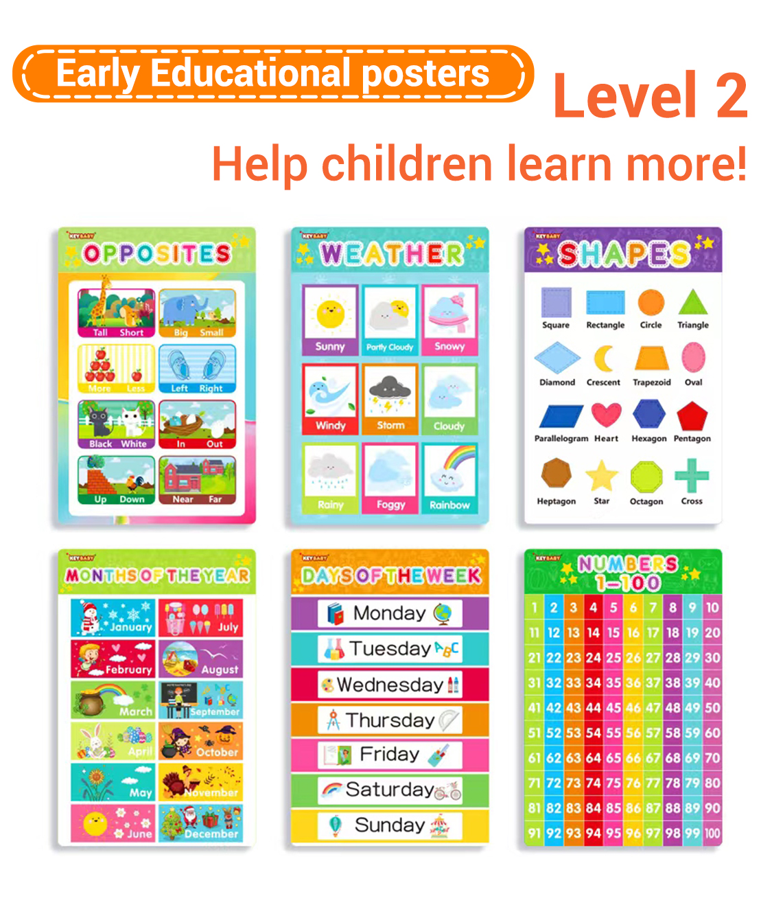Level 2 English Learning Poste - Kids Education Level ulasan dan harga