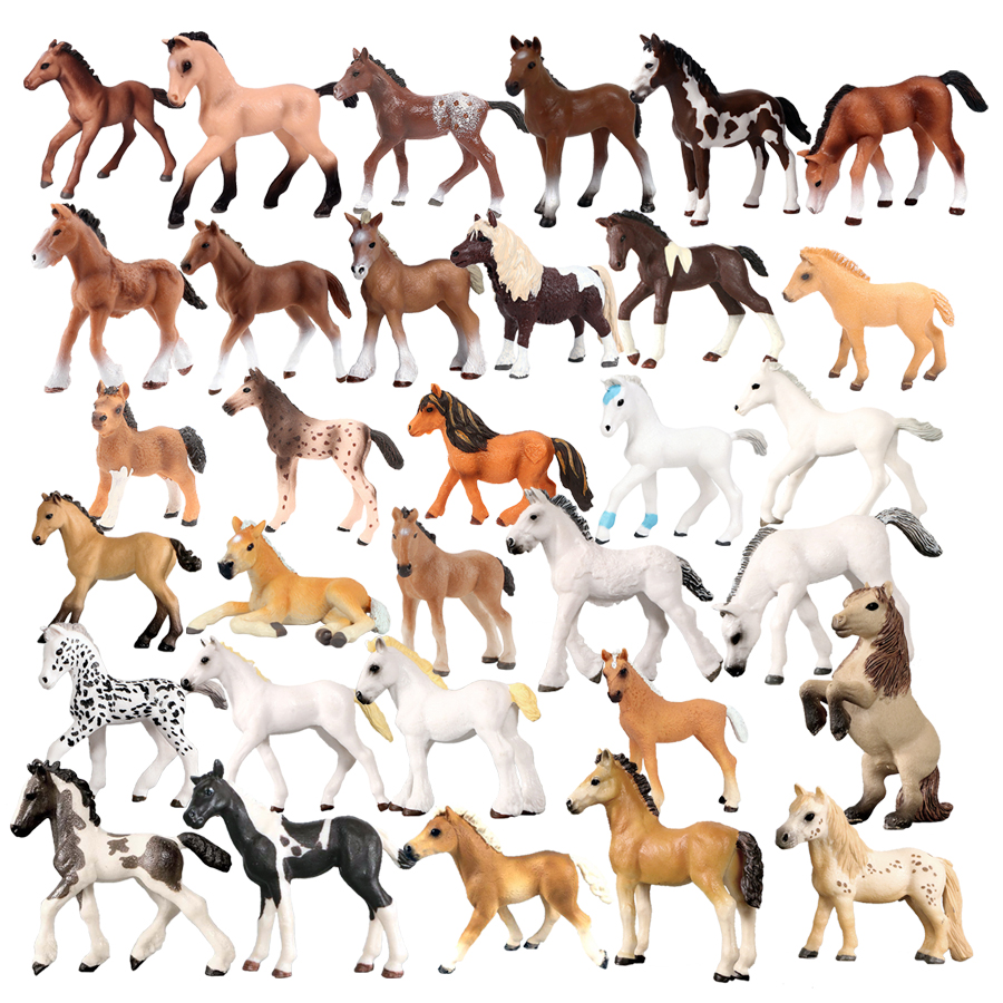 Horse Figurine Farm Animals Po - Kids Educational Game 3 ulasan dan harga