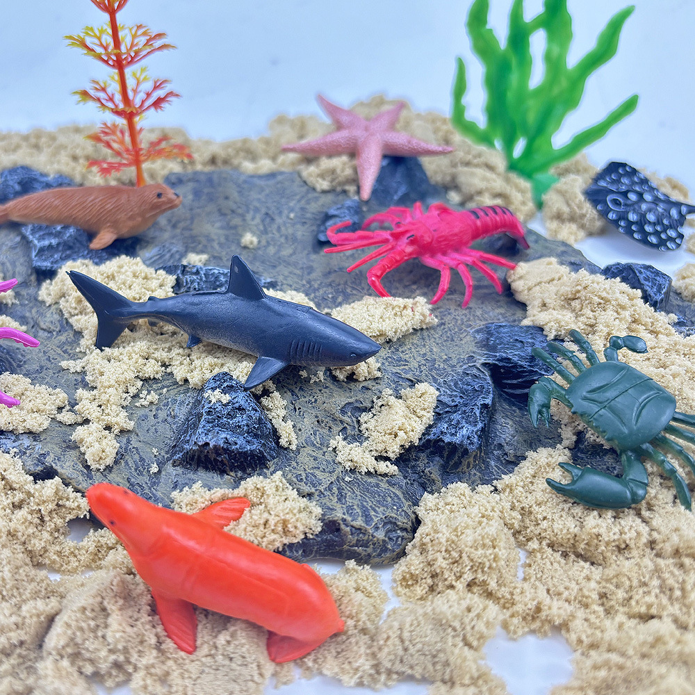 12pcs Ocean Sea Life Set Anima - Kids Education App ulasan dan harga