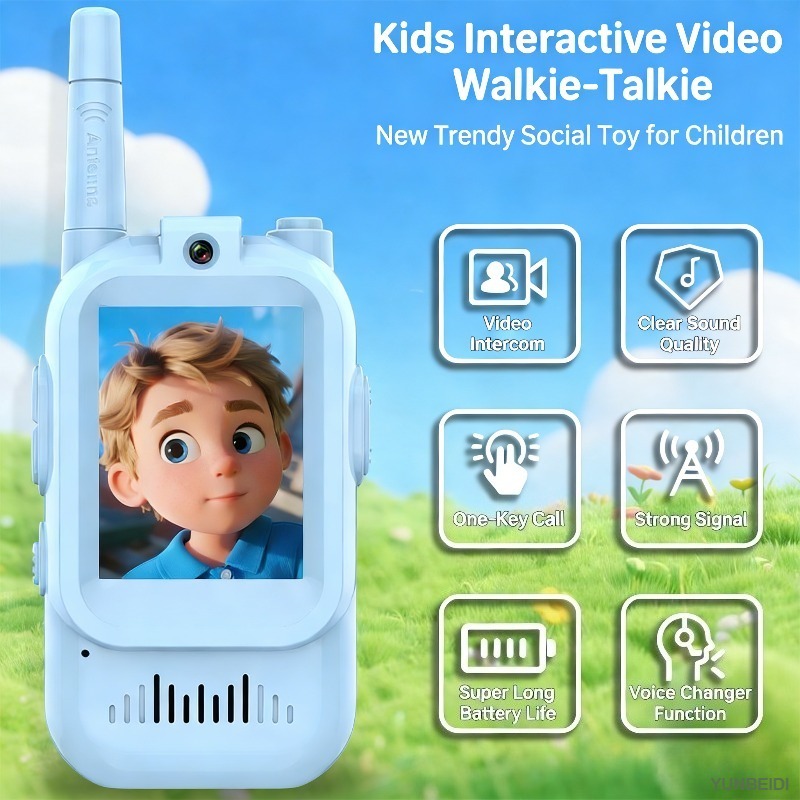 2PCS Kids Video Walkie Talkies - Education Kids Definition ulasan dan harga