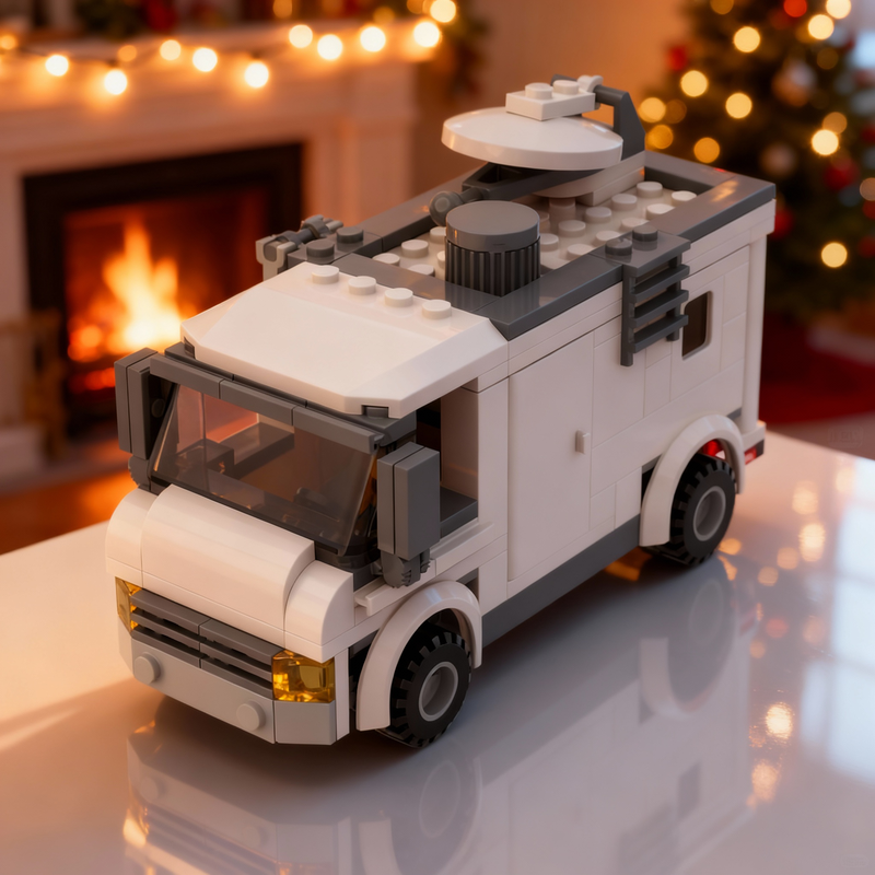 152pcs MOC News Van City Traff - Kids Education News ulasan dan harga
