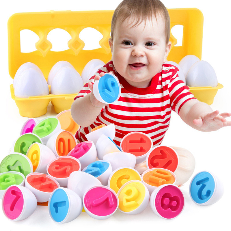 Montessori Smart Eggs Toy Baby - Kids Educational Game 2 ulasan dan harga