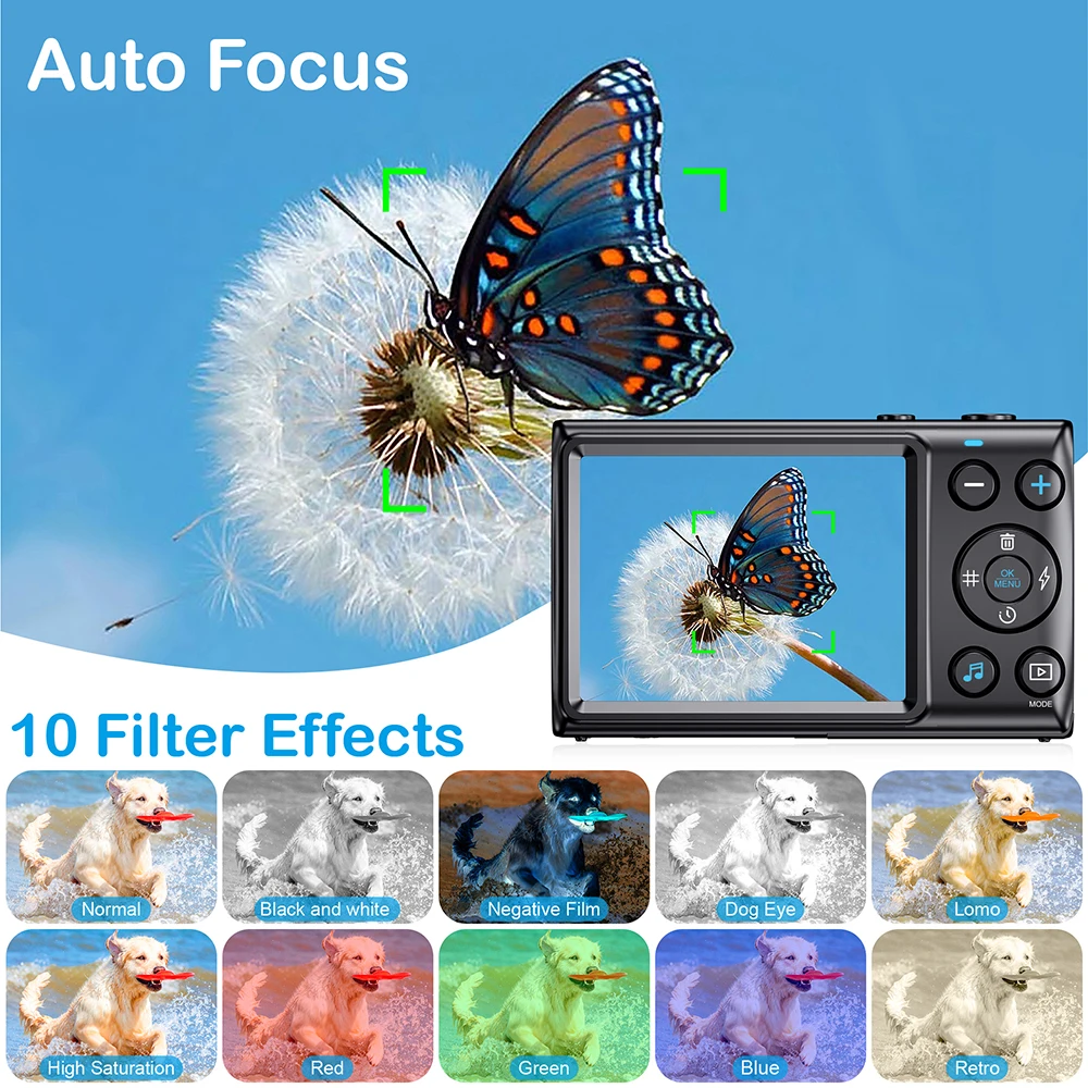 4K Ultra HD 64MP Digital Camer - Kids Education News ulasan dan harga