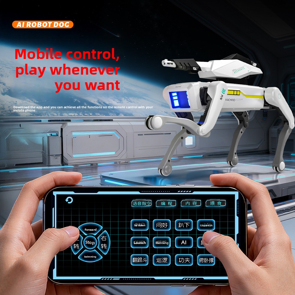 AI Intelligent RC Robot Dog Vo - Kids Education App Free ulasan dan harga