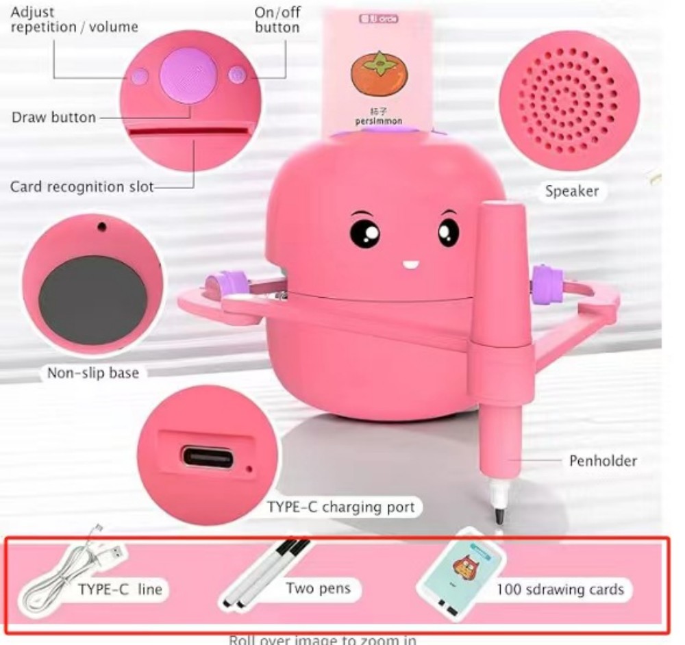 Drawing Robot for Kids Interac - Kid Educational ulasan dan harga