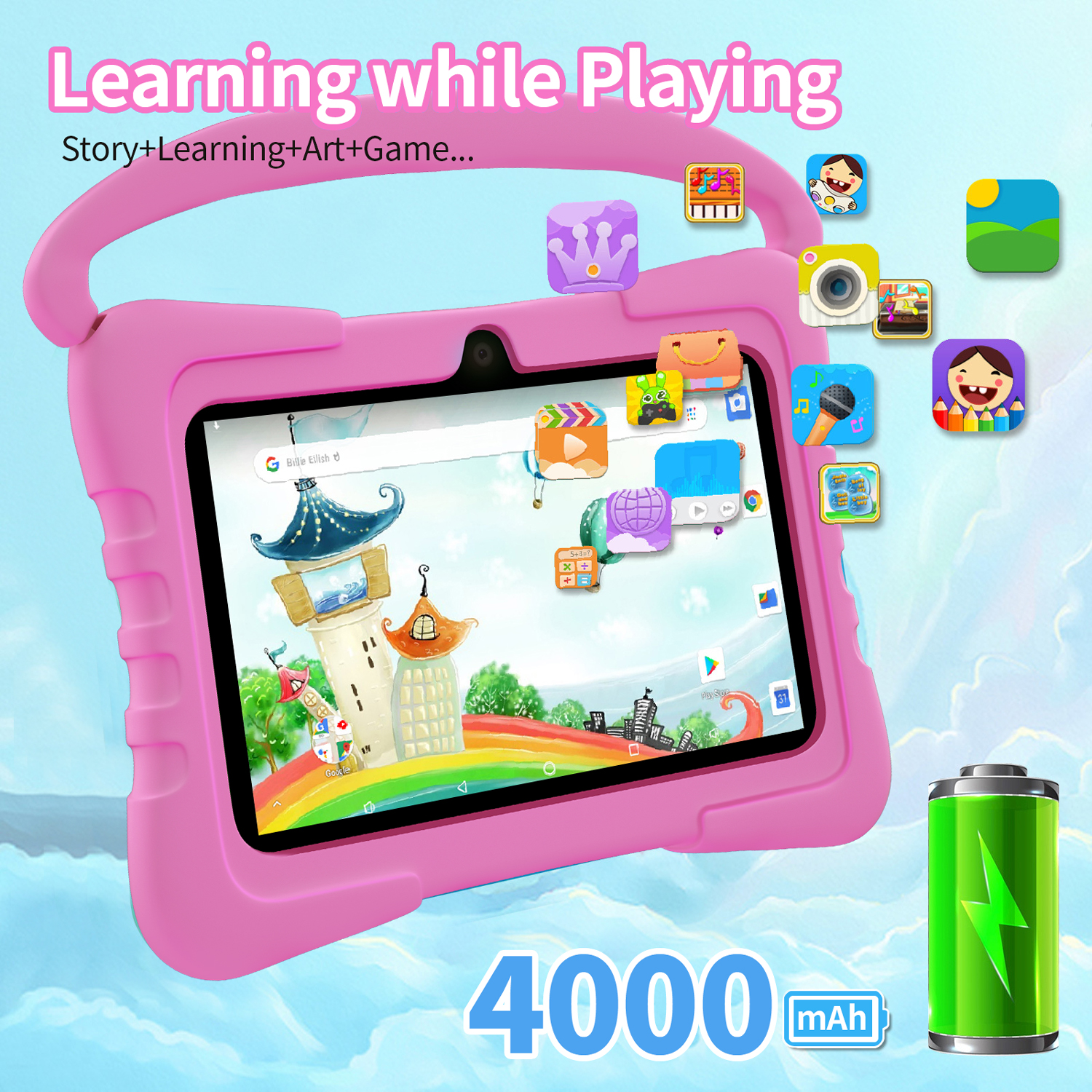 7.0 Inch Kids Tablet Android 1 - Kids Education Software For Pc ulasan dan harga