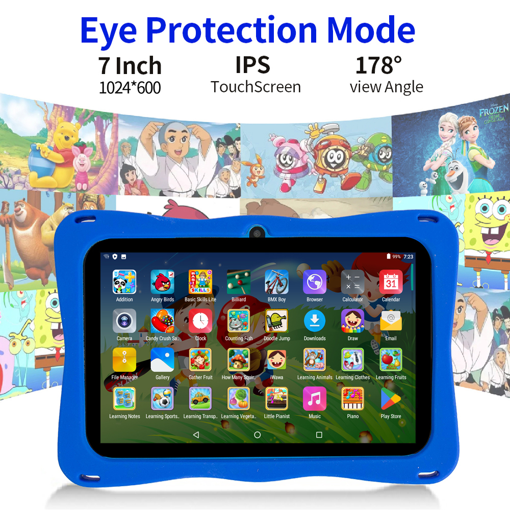 BDF Tablet for Kids 7 Inch And - Kids Education Software For Pc ulasan dan harga