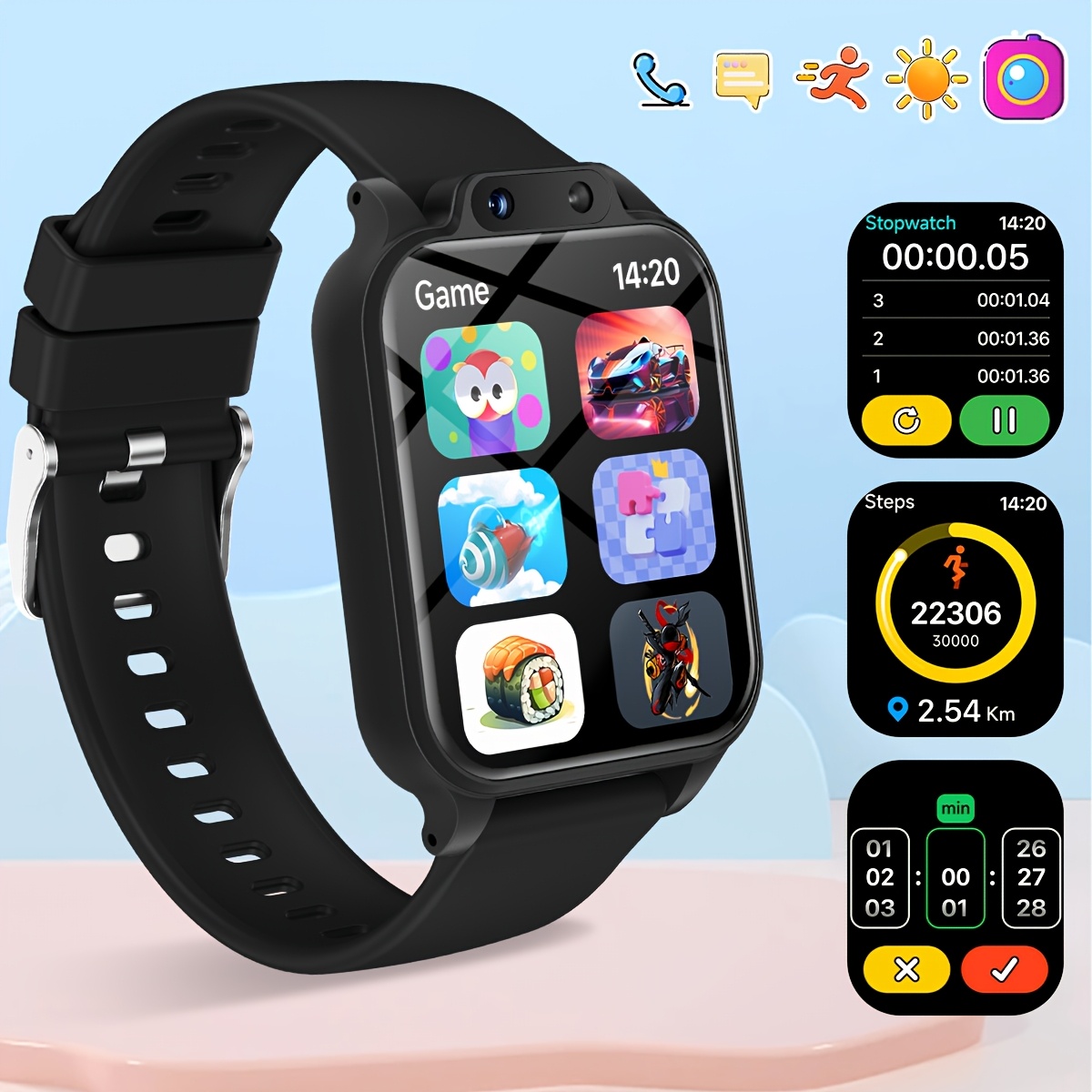 Youngsters's Smart Watch with  - Kids Educational Game 2 ulasan dan harga