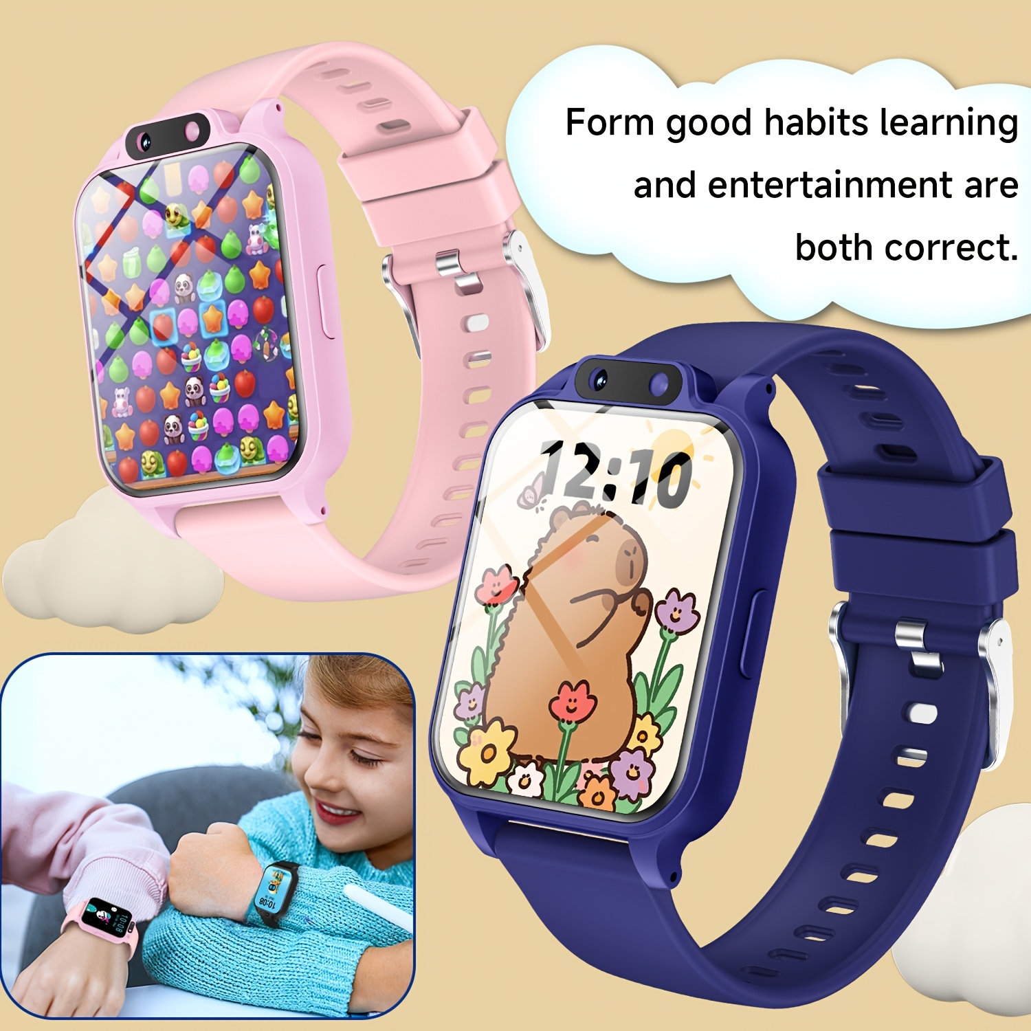 Youngsters's Smart Watch with  - Kids Educational Game 2 ulasan dan harga