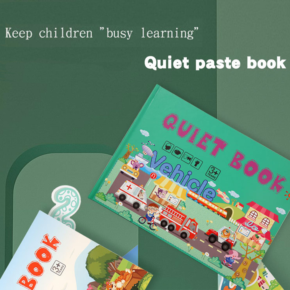 Baby Quiet Book Montessori Bus - Kids Educational Game 3 ulasan dan harga