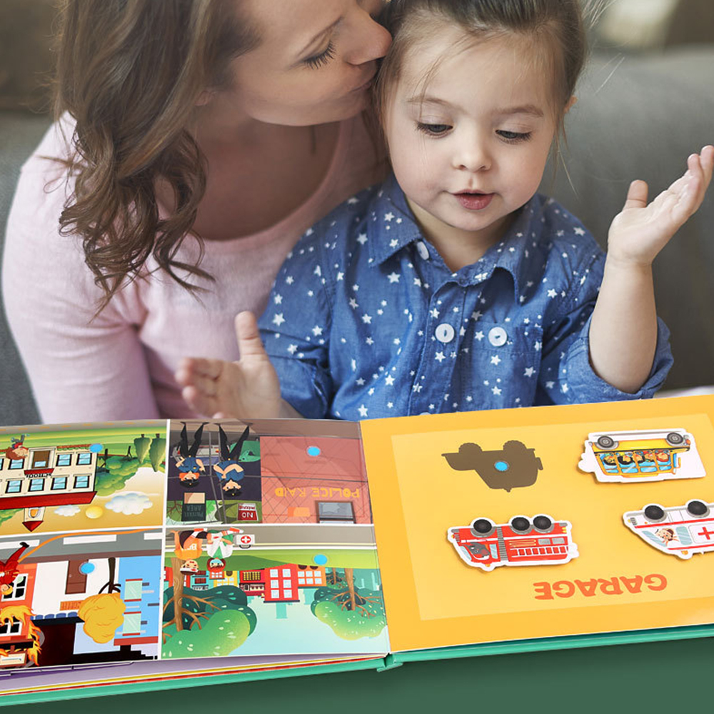 Baby Quiet Book Montessori Bus - Kids Educational Game 3 ulasan dan harga