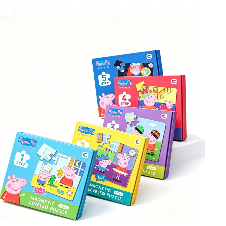 Peppa Pig Magnetic Puzzles for - Kids Education Level ulasan dan harga