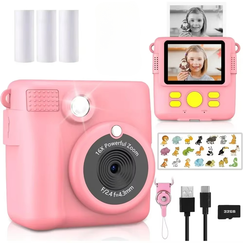 Instant Print Camera for Kids, - Kids Education News ulasan dan harga