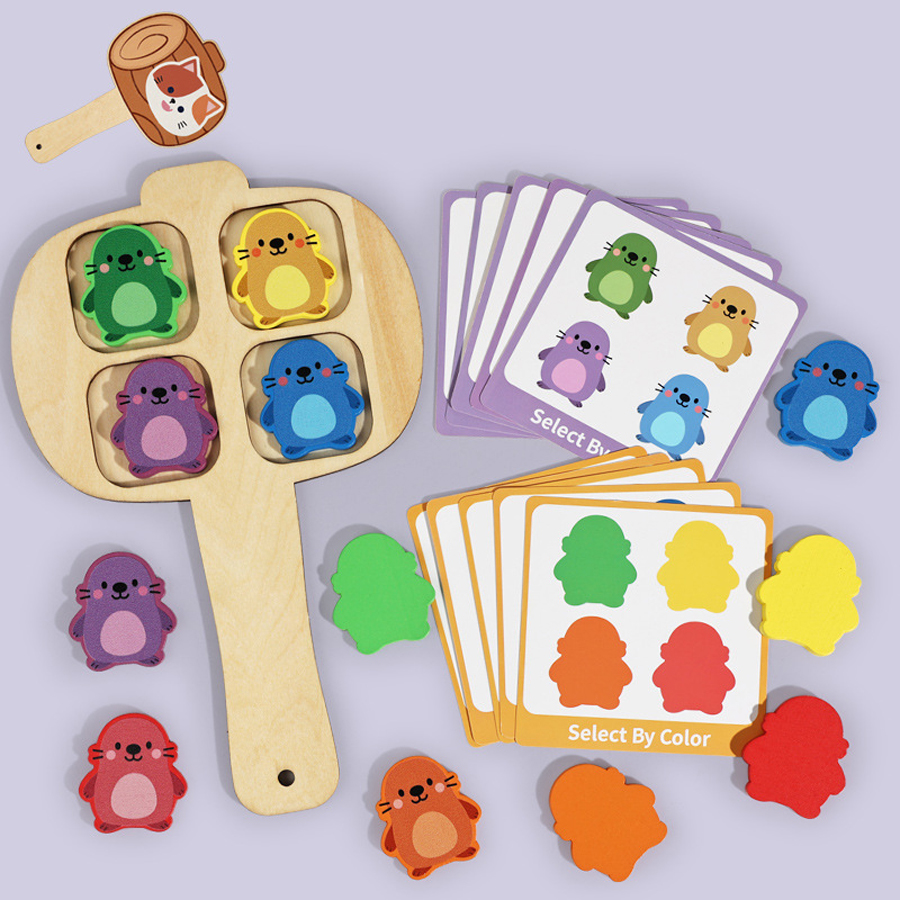 Wooden Bug Swat Color Matching - Kids Educational Game 3 ulasan dan harga