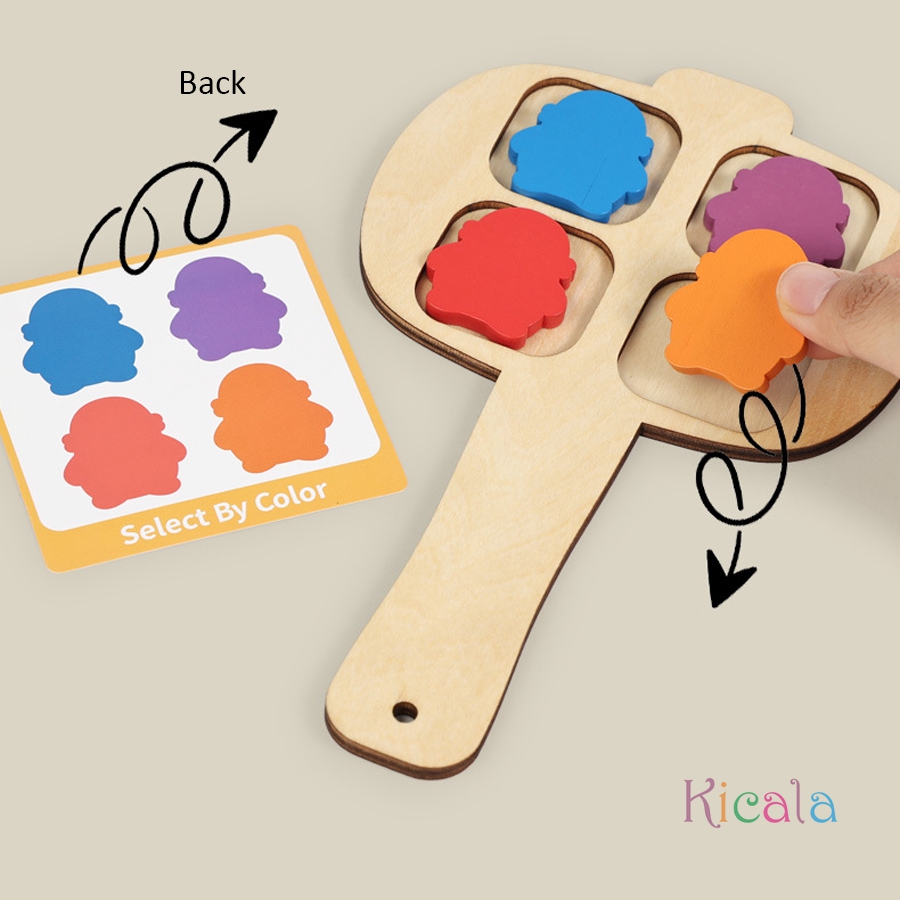 Wooden Bug Swat Color Matching - Kids Educational Game 3 ulasan dan harga
