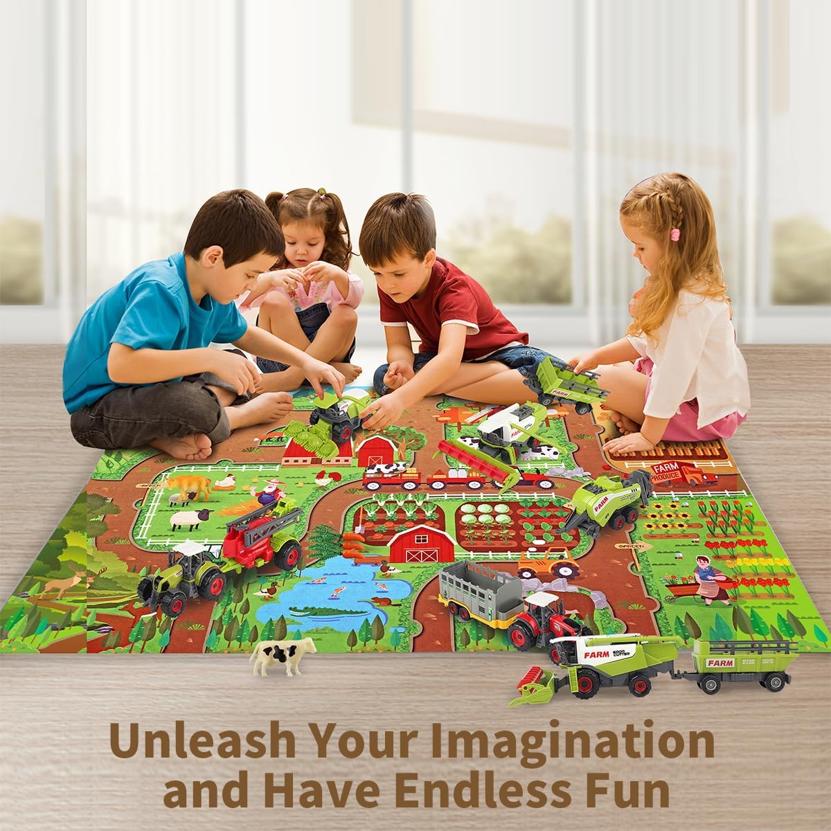 Kids Dream Mat Happy Farm Acti - Kid Educational ulasan dan harga