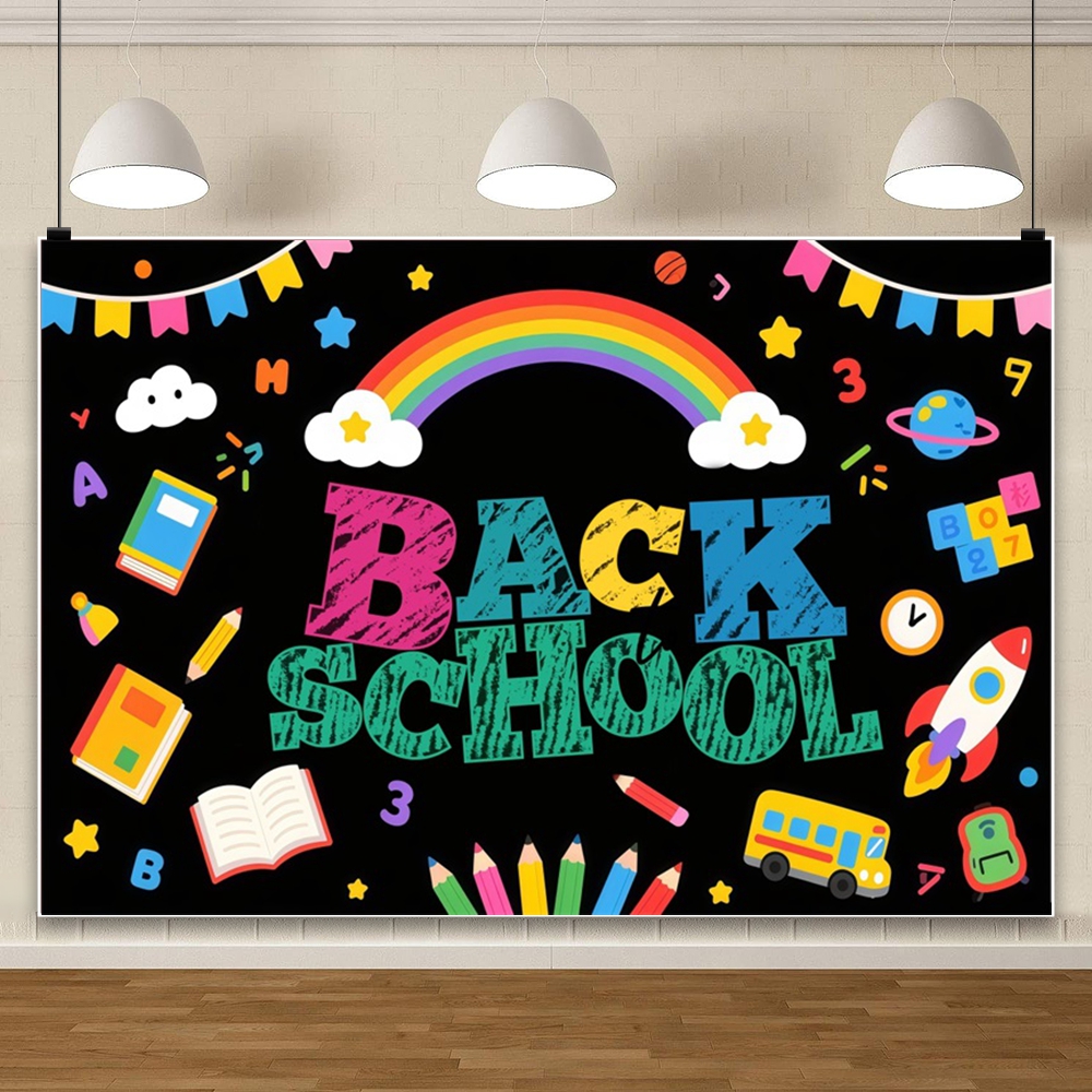 Back To School Photography Bac - Kids Education Background ulasan dan harga