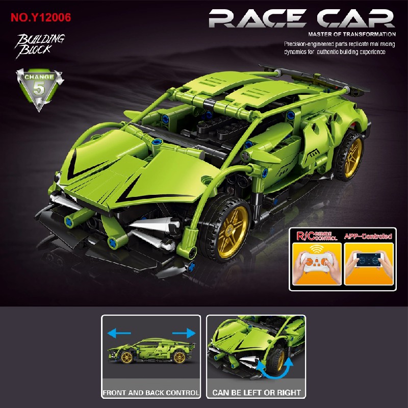 1:18 Green Sports Car Building - Kids Education App Free ulasan dan harga