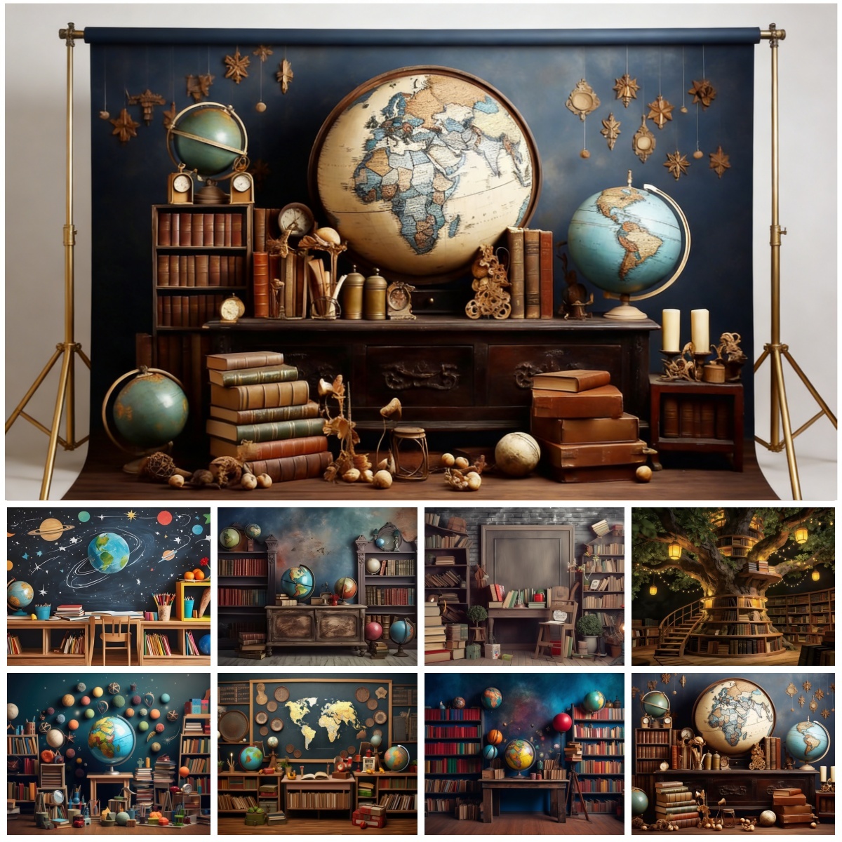 Back to School Backdrop Decora - Kids Education Background ulasan dan harga